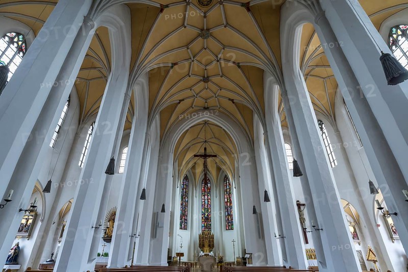 Late Gothic interior of the 15th century