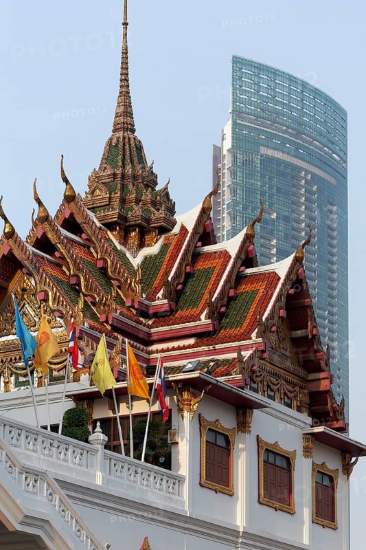 Temple roof