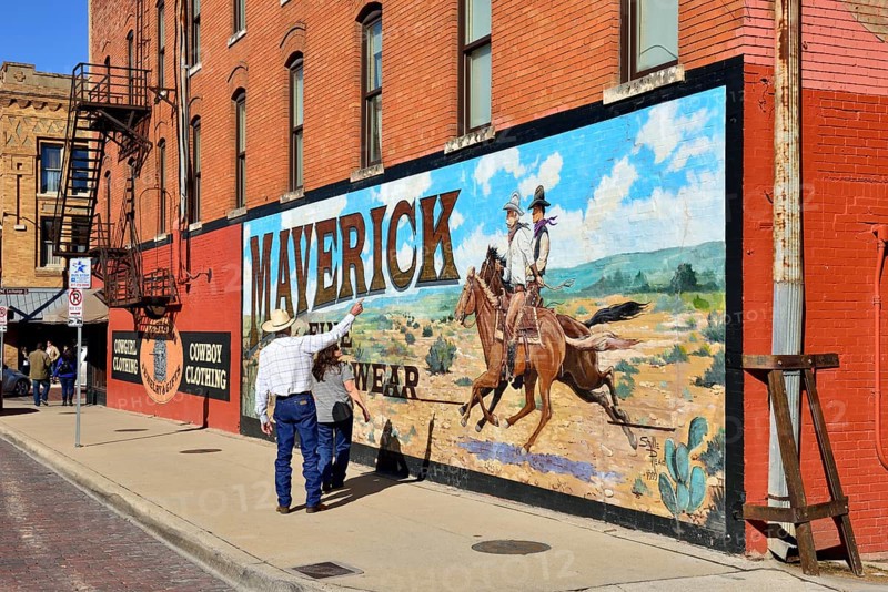 Advertising for Western clothing