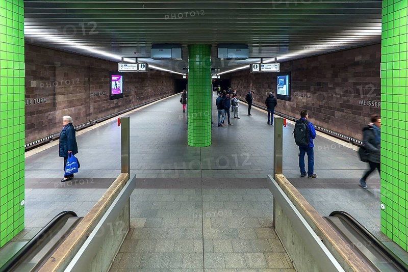 Subway station Weisser Turm