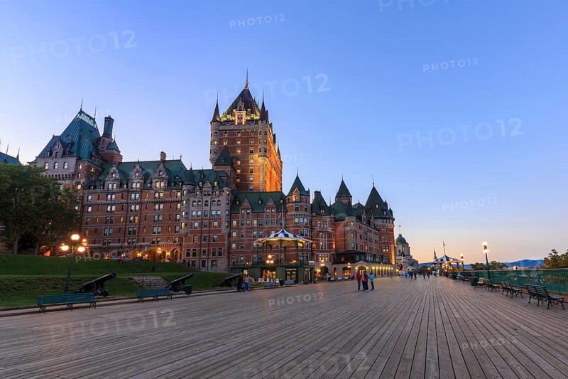 Seaside promenade Dufferin Terrace with Chateau Frontenac