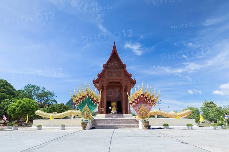 Teak wood temple Wat Ao Noi