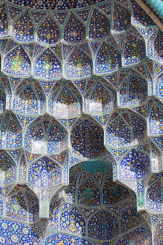 Vault or muqarnas at Masjed-e Sheik Lotfollah
