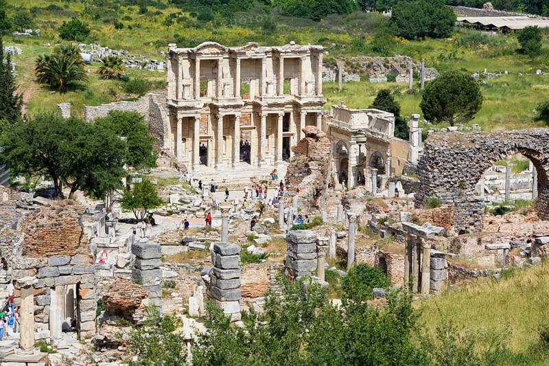 Ruins of Library of Celsus