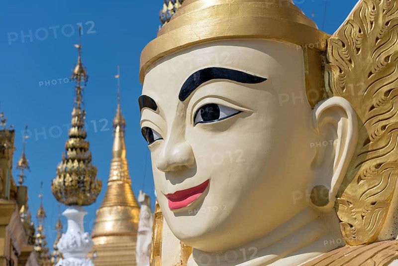 Nat spirit statue at Shwedagon Pagoda