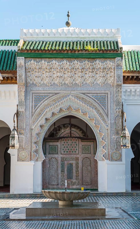 Courtyard with fountain