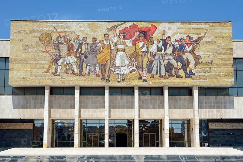 National History Museum with Shqiptaret Mosaic