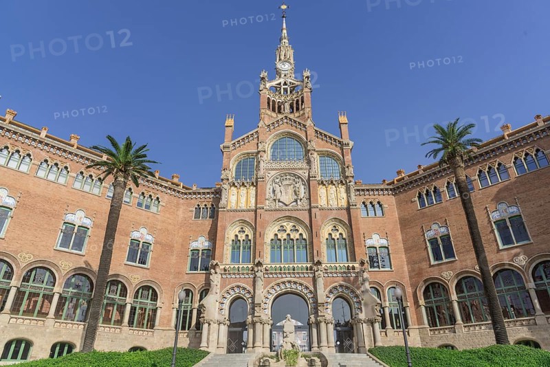 Hospital de la Santa Creu i Sant Pau by the architect Lluis Domenech i Montaner