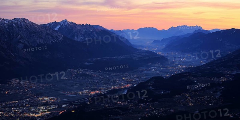 Inntal valley at dawn