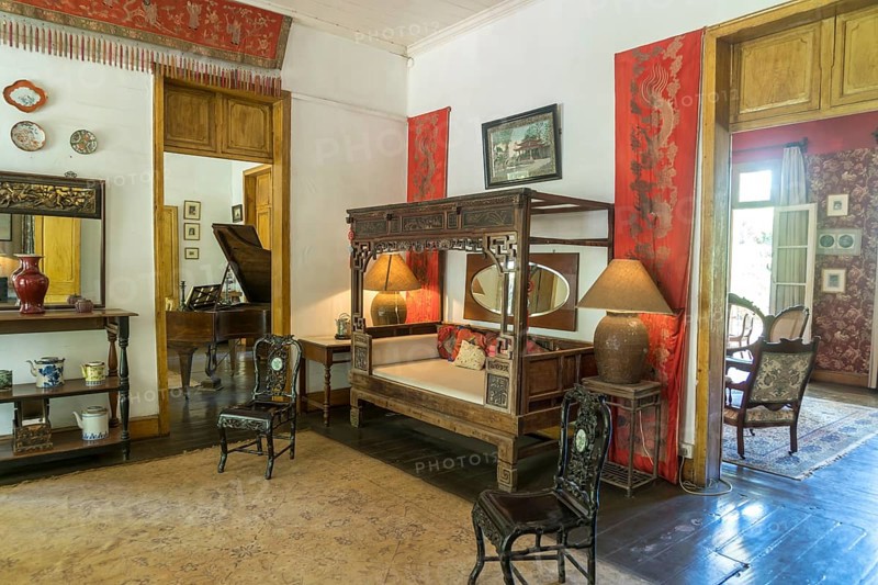 Interior of the historical colonial villa Eureka House