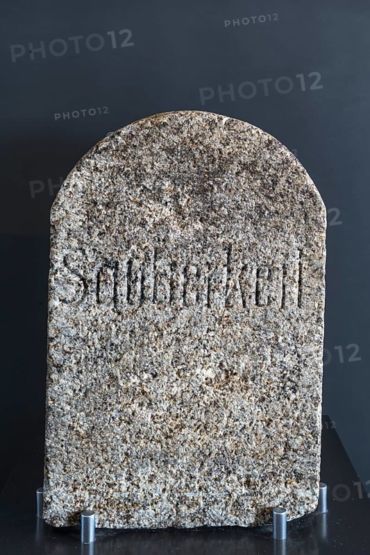 Granite stone with the inscription Cleanliness