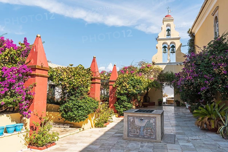 Bell tower in the courtyard
