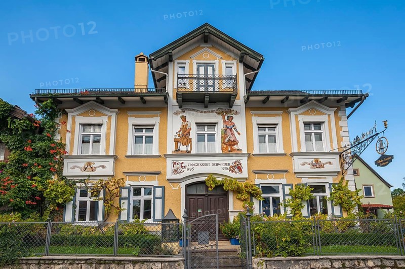 House of the tin foundry Schweizer in Diessen at Lake Ammer