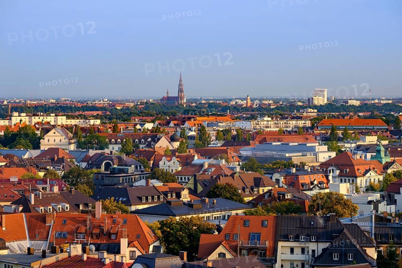 View from Paulskirche in southeast direction