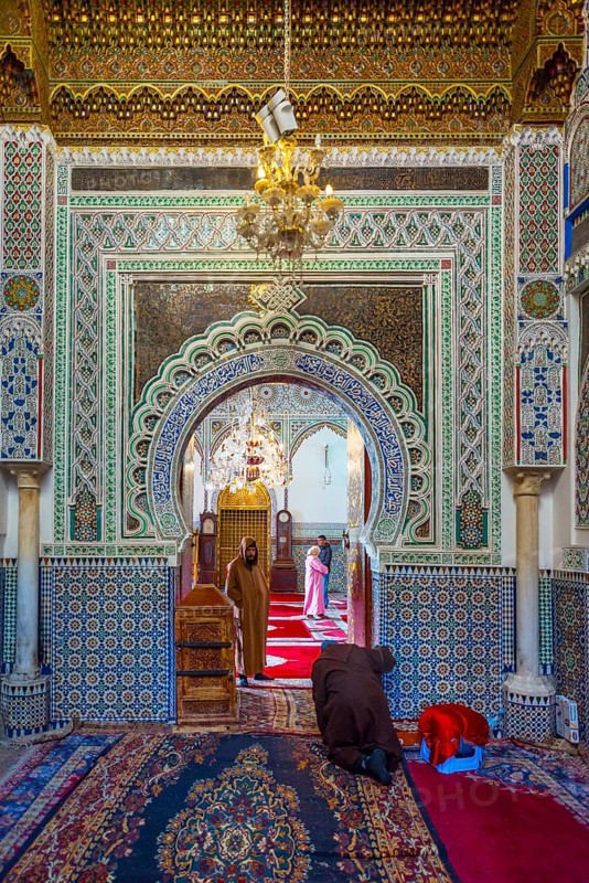 Mosaic decorated entrance