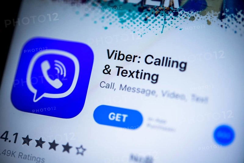 IPhone displaying Viber App in the Apple App Store
