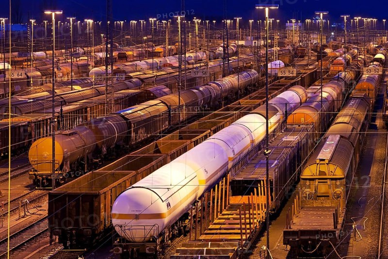 Train formation plant in the suburb of Vorhalle