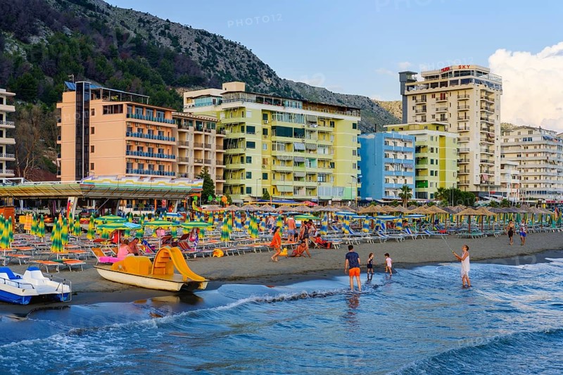 Hotels on the beach of Shengjin