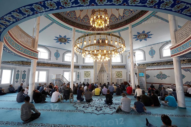 Friday prayer in the DITIB Mosque Ransbach-Baumbach