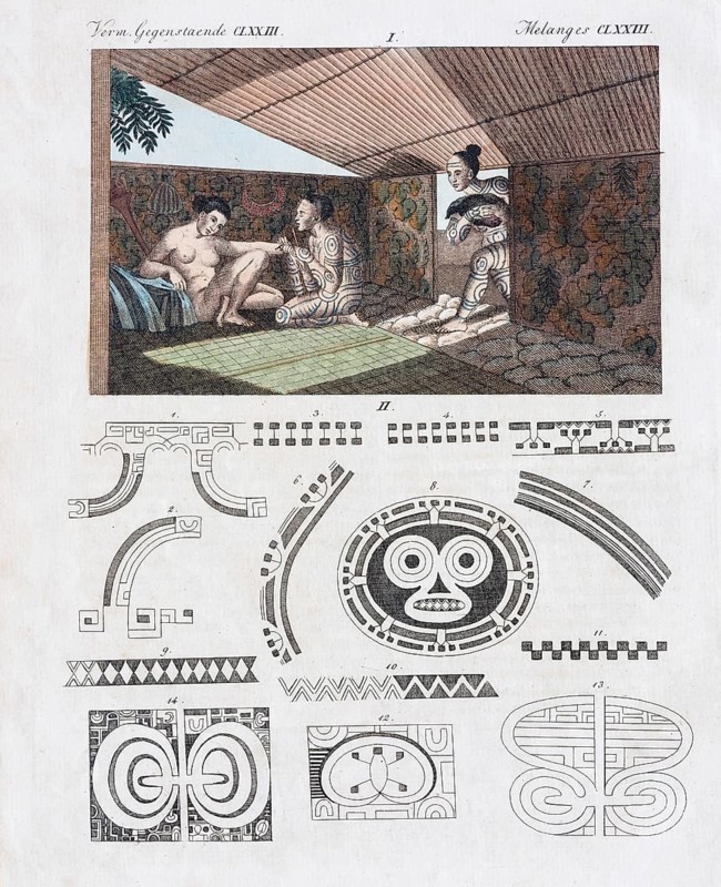 Tattoo art on Nuka Hiva