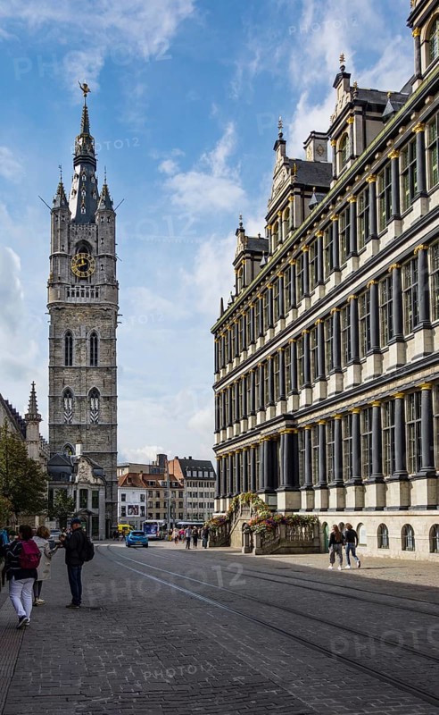 Tower Belfried and City Hall Stadhuis van Ghent