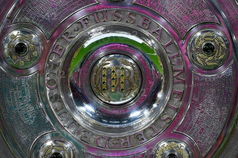 Championship trophy of the 1st Bundesliga