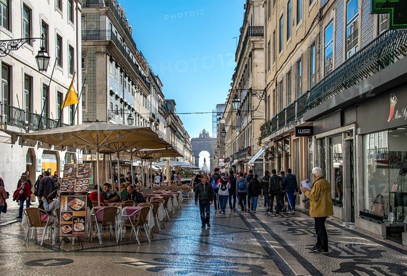 Restaurant in a street