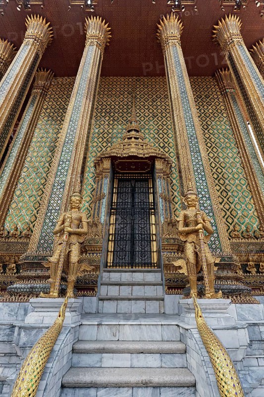 Entrance with Yaksha Guardian Figures