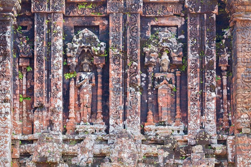 Fassade of temple ruins