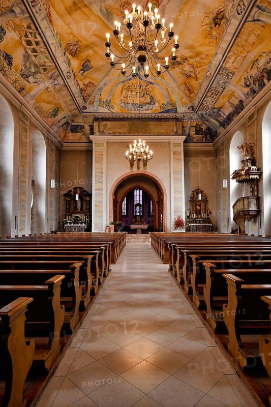 Nave with choir