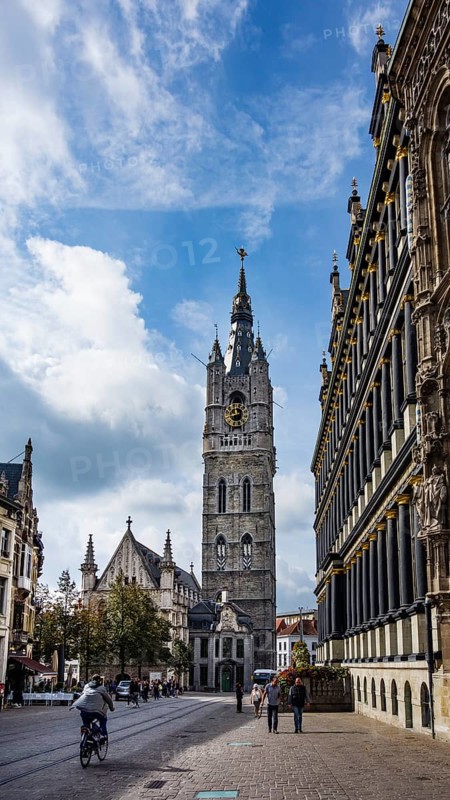 Tower Belfried and City Hall Stadhuis van Ghent