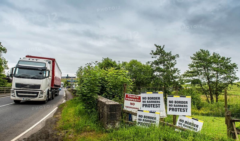 European border between the Republic of Ireland and Northern Ireland