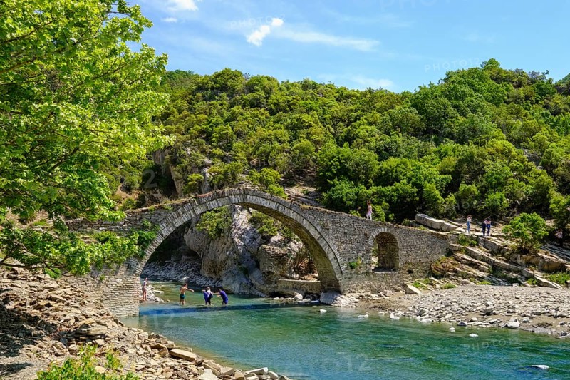 Ottoman stone arch bridge Ura e Kadiut