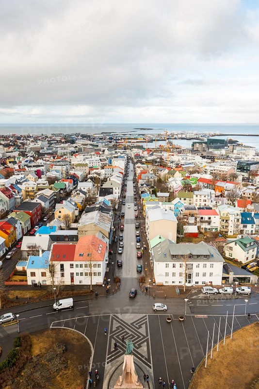 Streets and houses