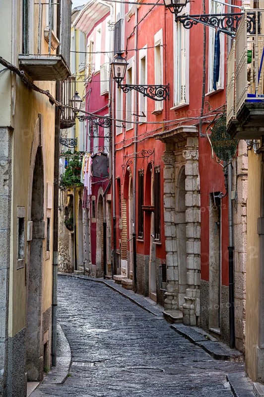 Narrow alleyway in old town