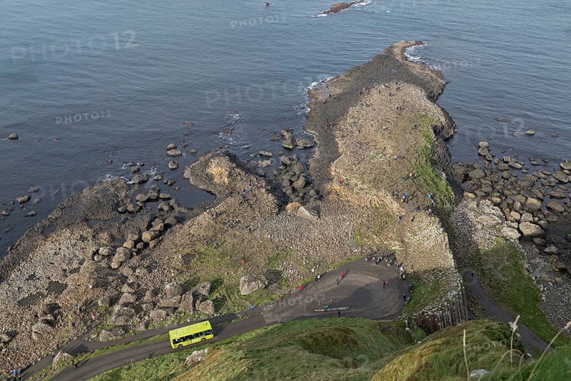 Tourists at the Basalt Columns