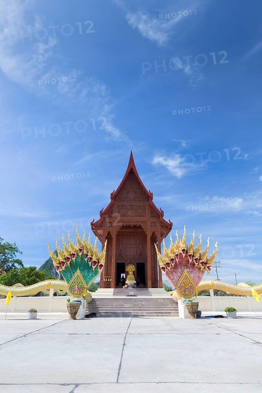 Teak wood temple Wat Ao Noi
