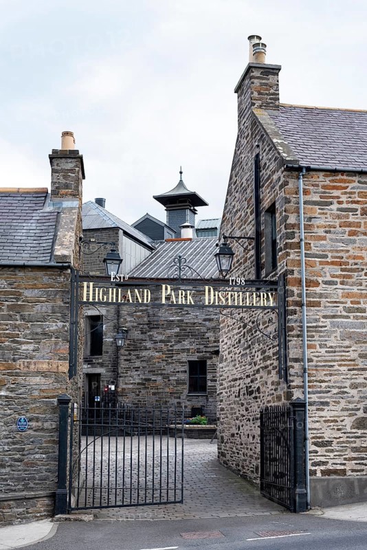Entrance to Whisky Distillery Highland Park