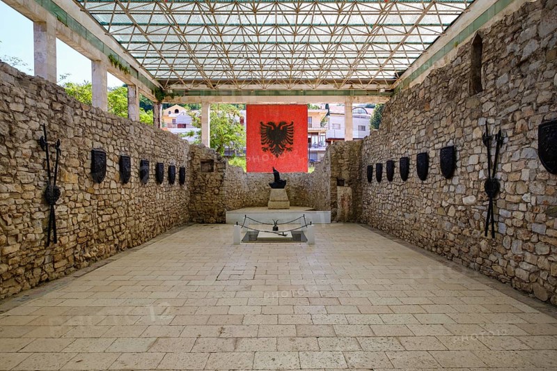 Skanderbeg memorial in St. Nicholas Church