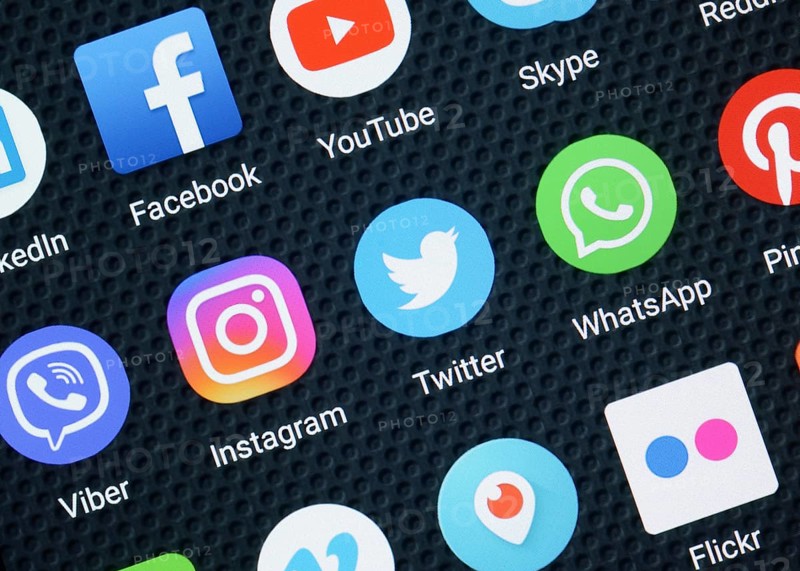 Social Media Apps on a smartphone