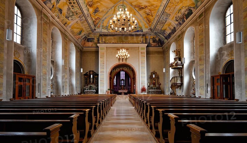 Nave with choir