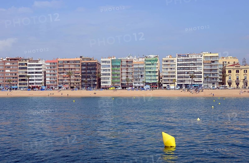 Hotels on the beach of Lloret de Mar