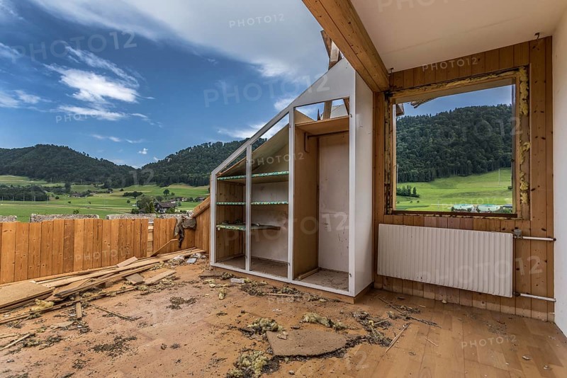 Penthouse of a house that will be demolished