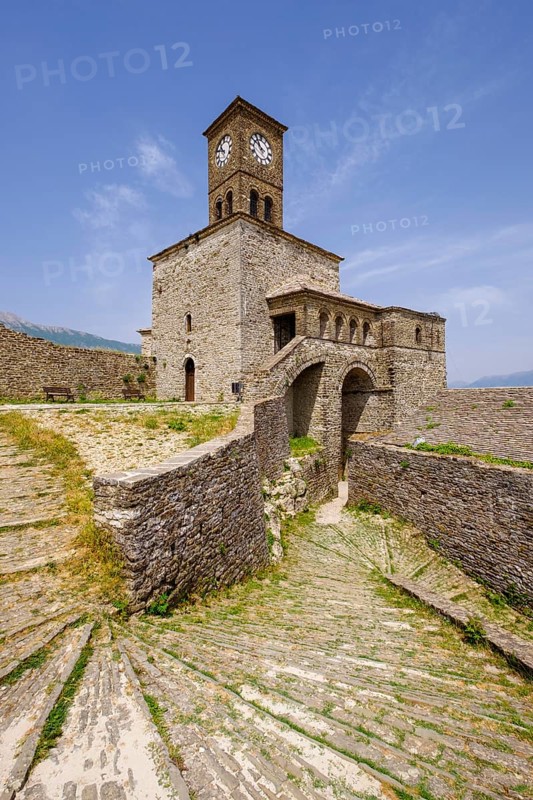 Clock tower on fortress
