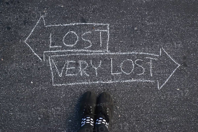 Chalk lettering characters lost
