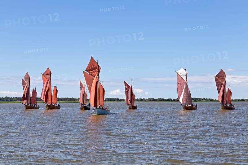 Zeesboots on Saaler Bodden