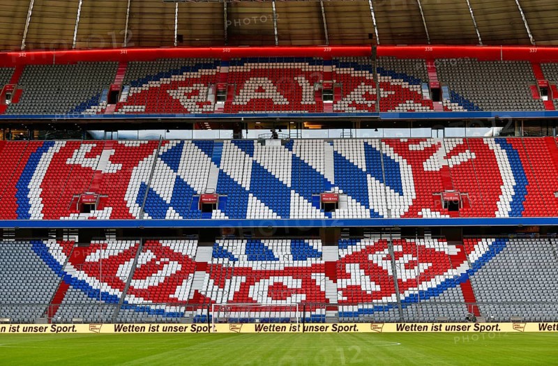 New design of the grandstand seats