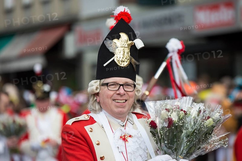 Member of carnival group Rote Funken