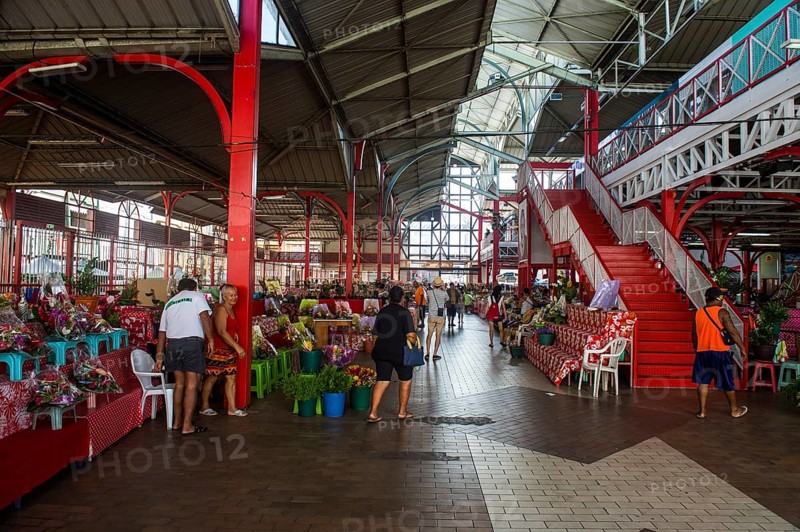 The central market of Papeete