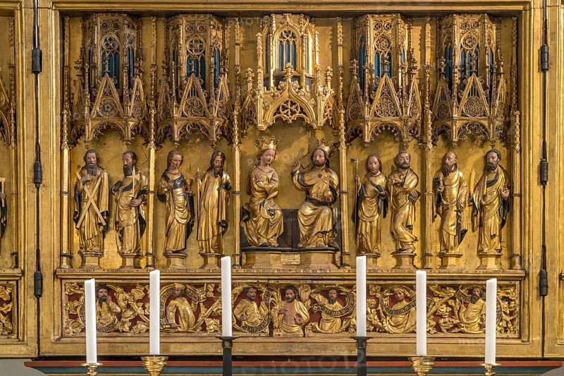 Gothic winged altar